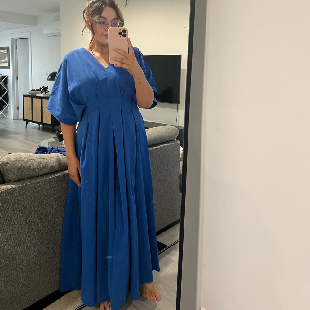 BLUE maxi dress NWOT